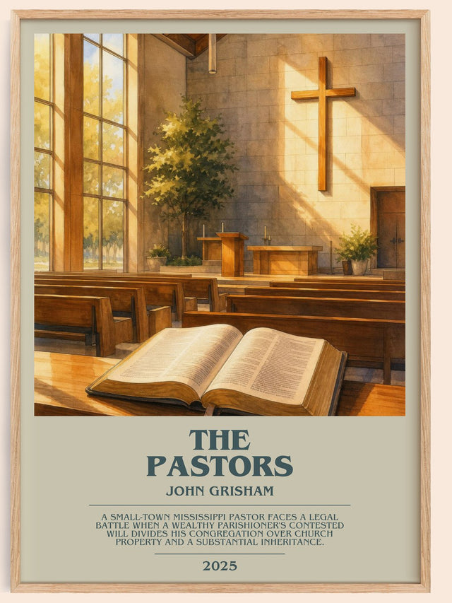 The Pastors Bookish Wall Art by John Grisham