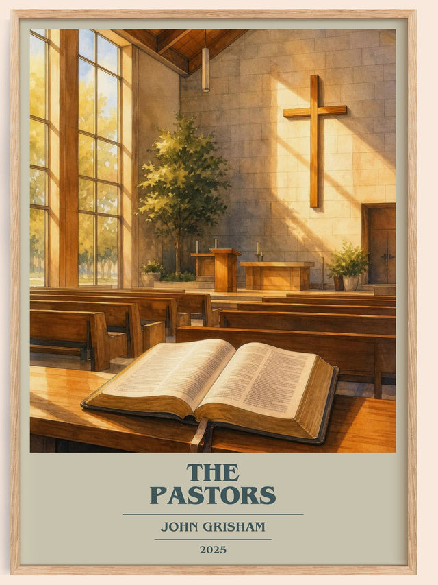 The Pastors Book Cover Poster by John Grisham