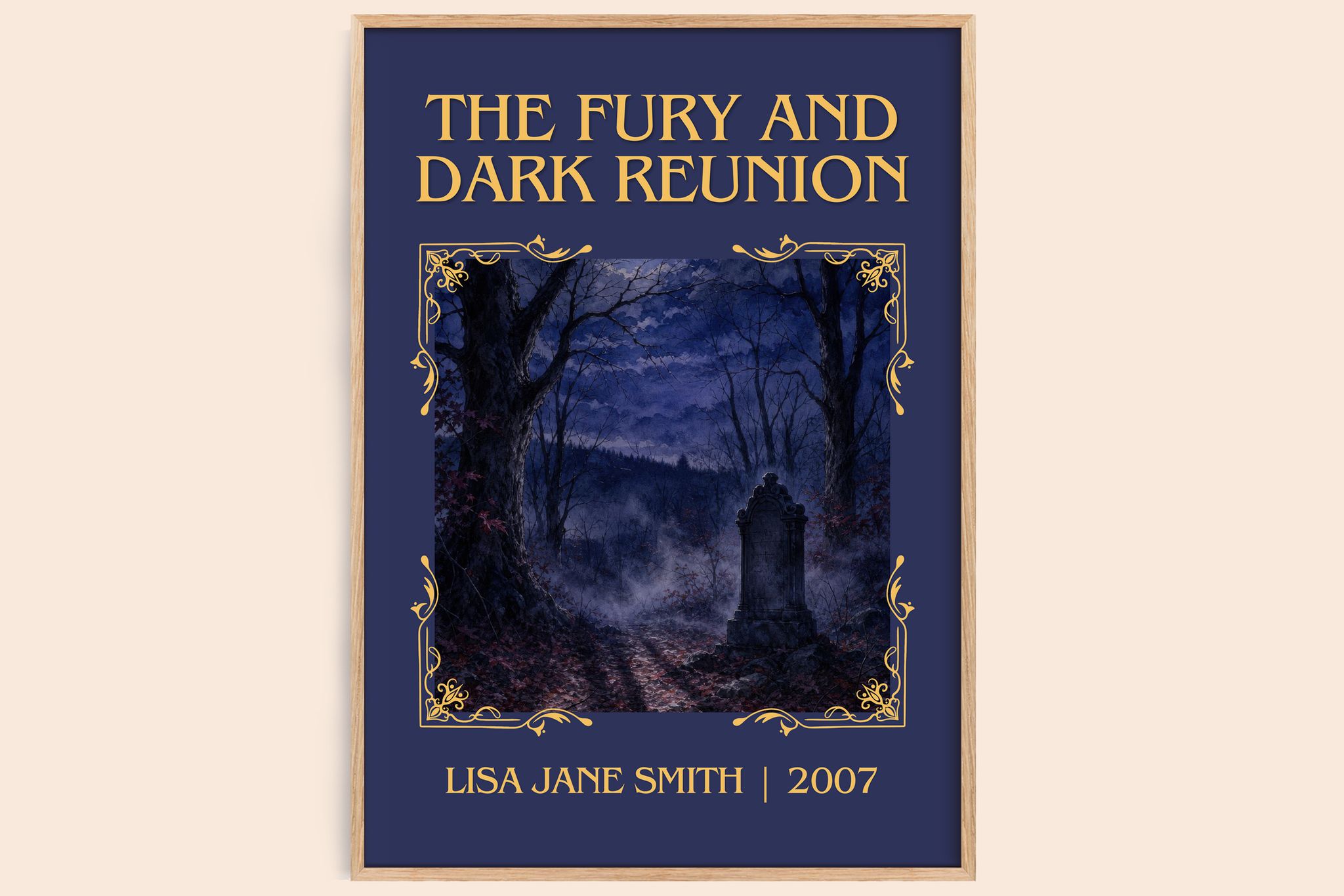 The Fury and Dark Reunion Classic Book Art Print by Lisa Jane Smith