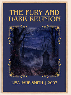The Fury and Dark Reunion Classic Book Art Print by Lisa Jane Smith – book poster