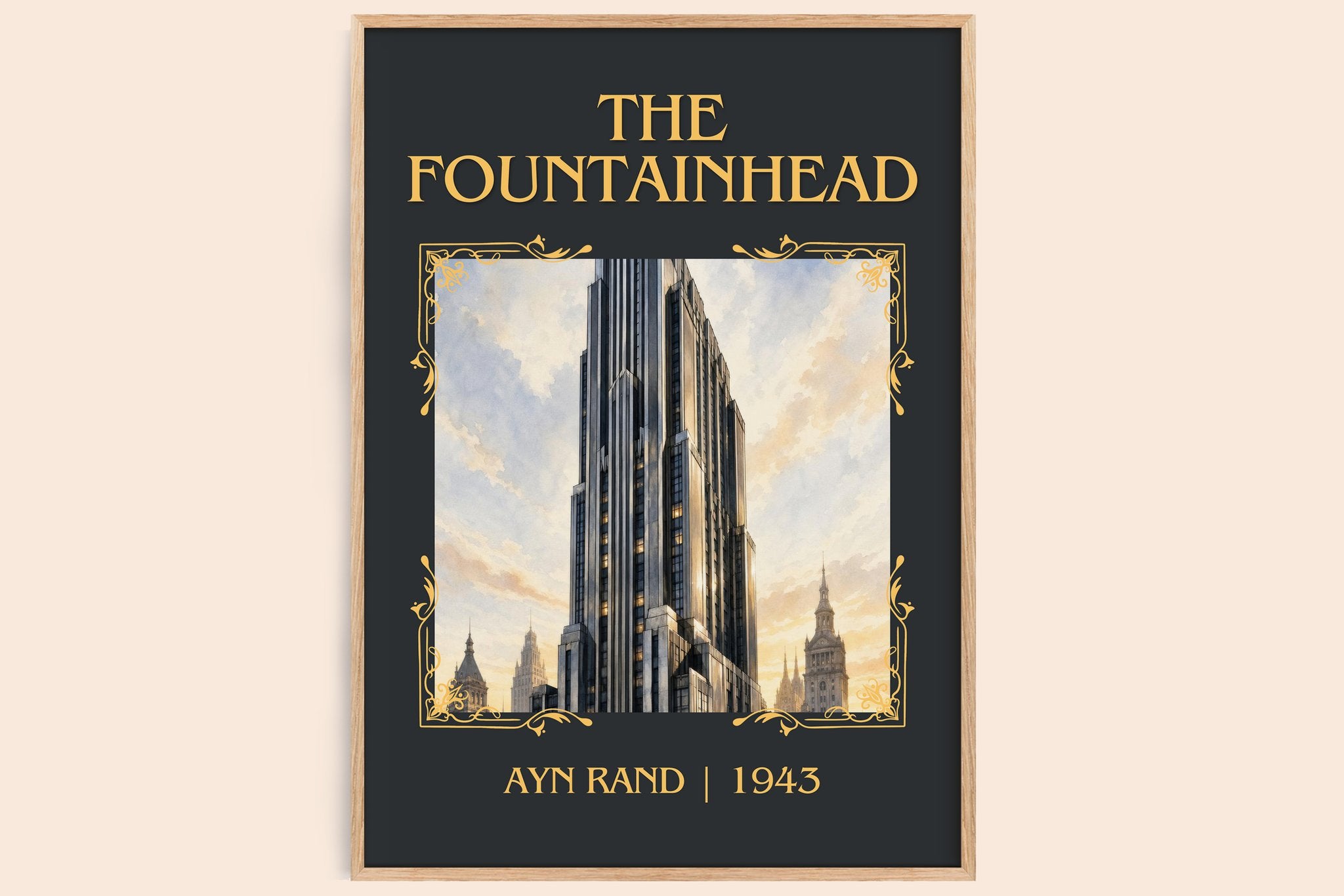 The Fountainhead Classic Book Art Print by Ayn Rand