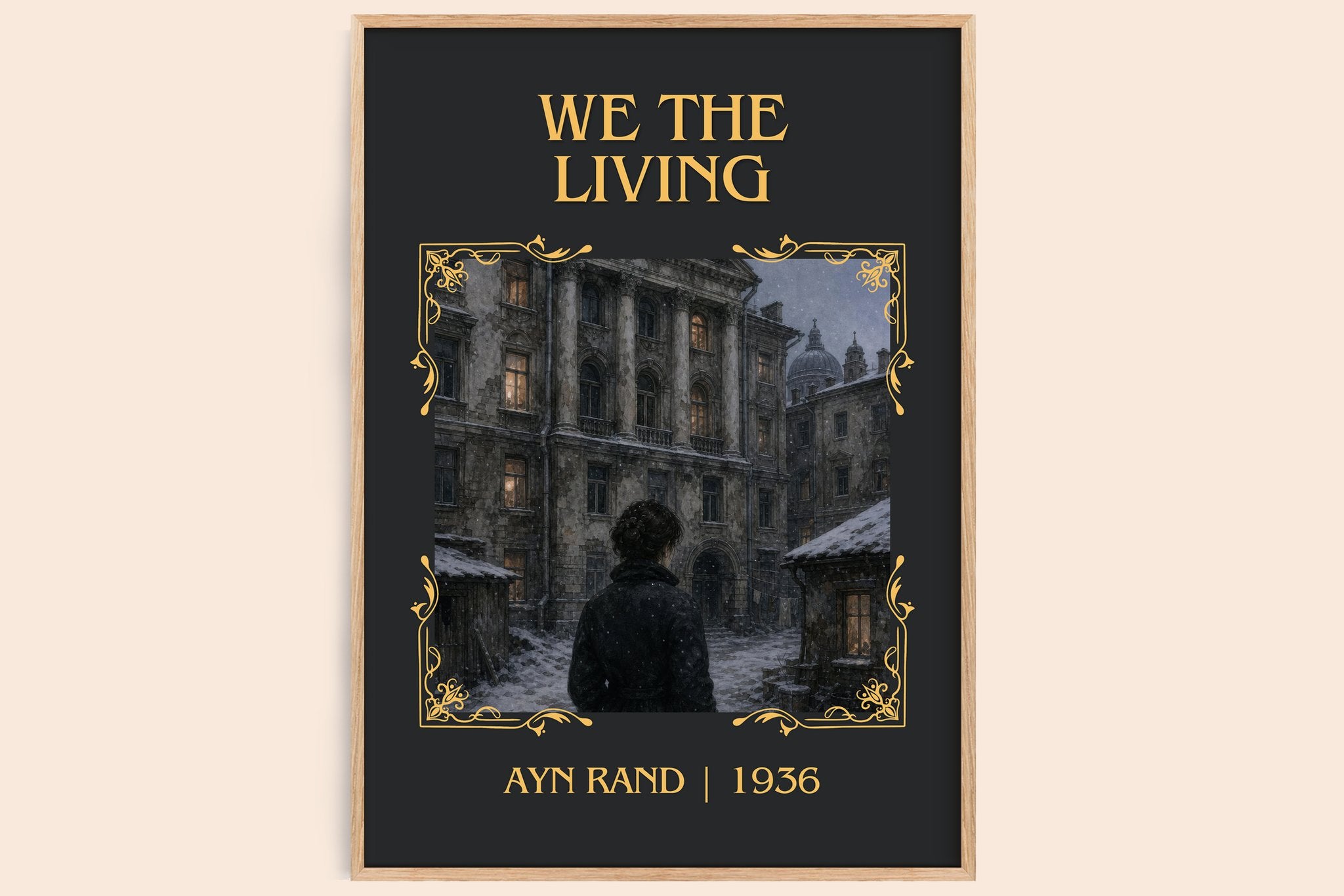 We the living Classic Book Art Print by Ayn Rand