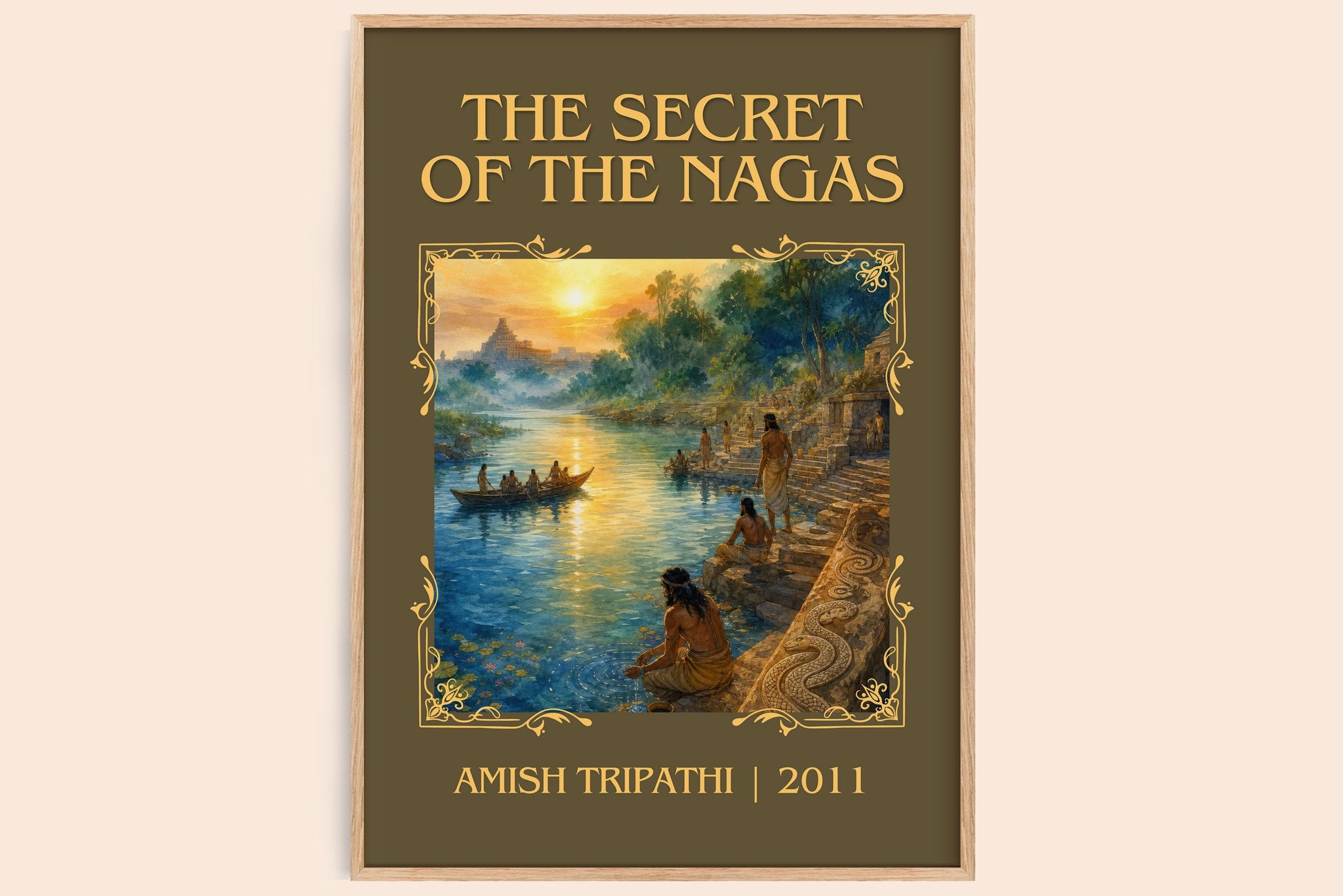 The Secret of the Nagas Classic Book Art Print by Amish Tripathi