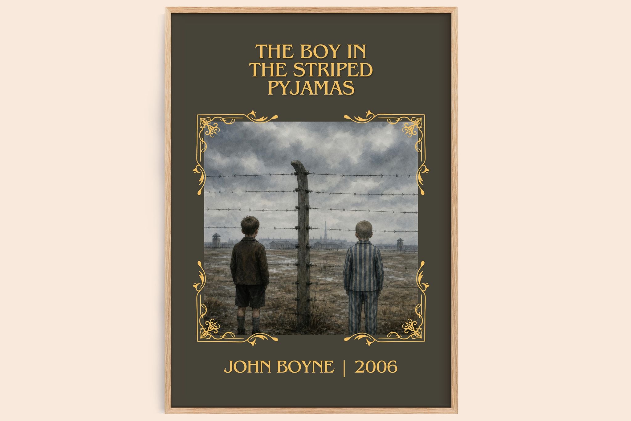 The Boy in the Striped Pyjamas Classic Book Art Print by John Boyne
