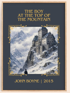Boy at the Top of the Mountain Classic Book Art Print by John Boyne – book poster