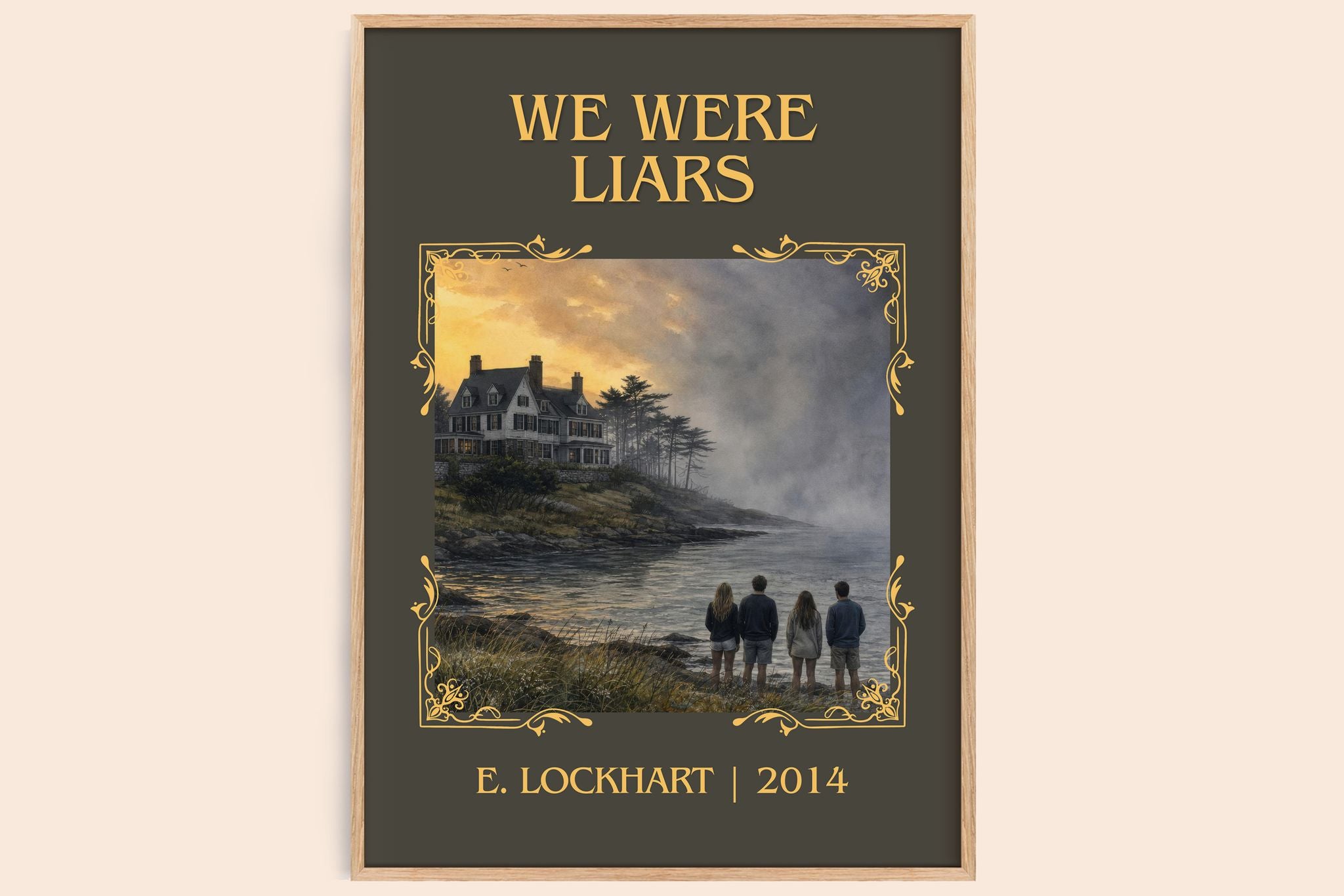 We Were Liars Classic Book Art Print by E. Lockhart