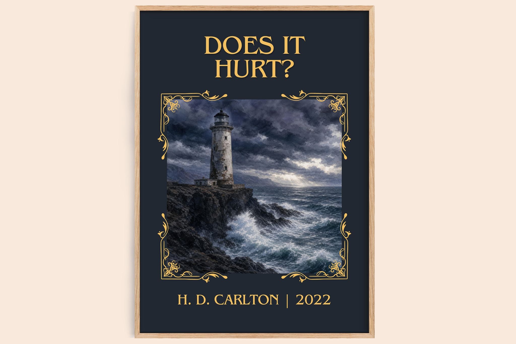 Does It Hurt? Classic Book Art Print by H. D. Carlton