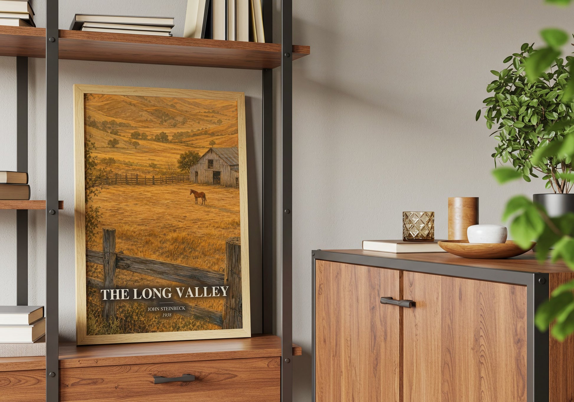 The Long Valley book watercolour illustration paper finish options – matte satin gloss