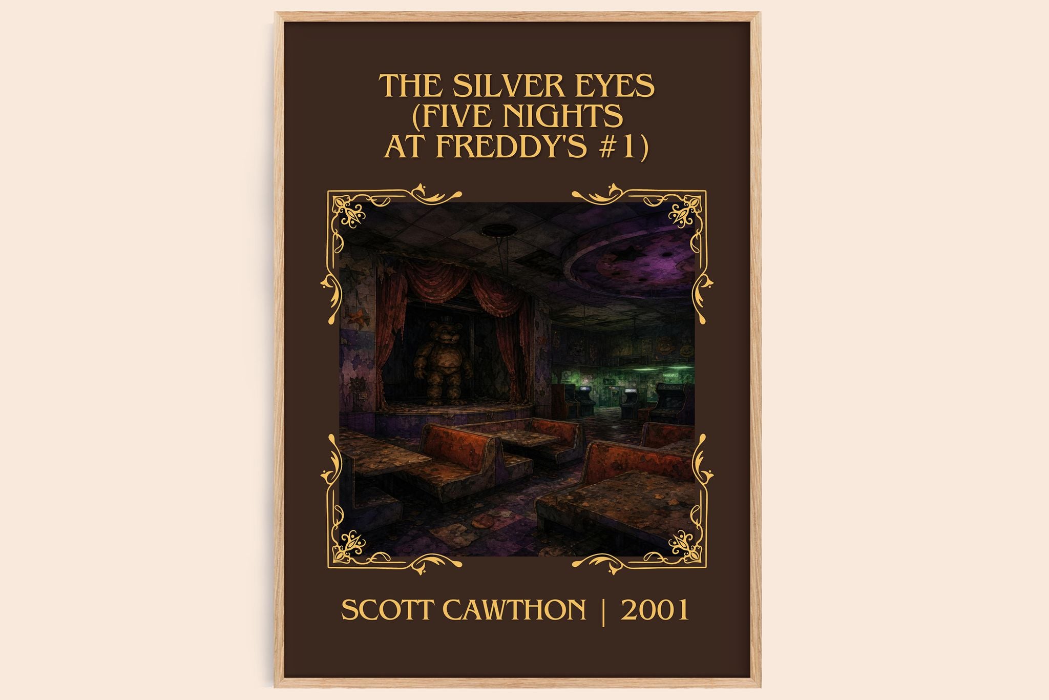 The Silver Eyes (Five Nights At Freddy's #1) Classic Book Art Print by Scott Cawthon