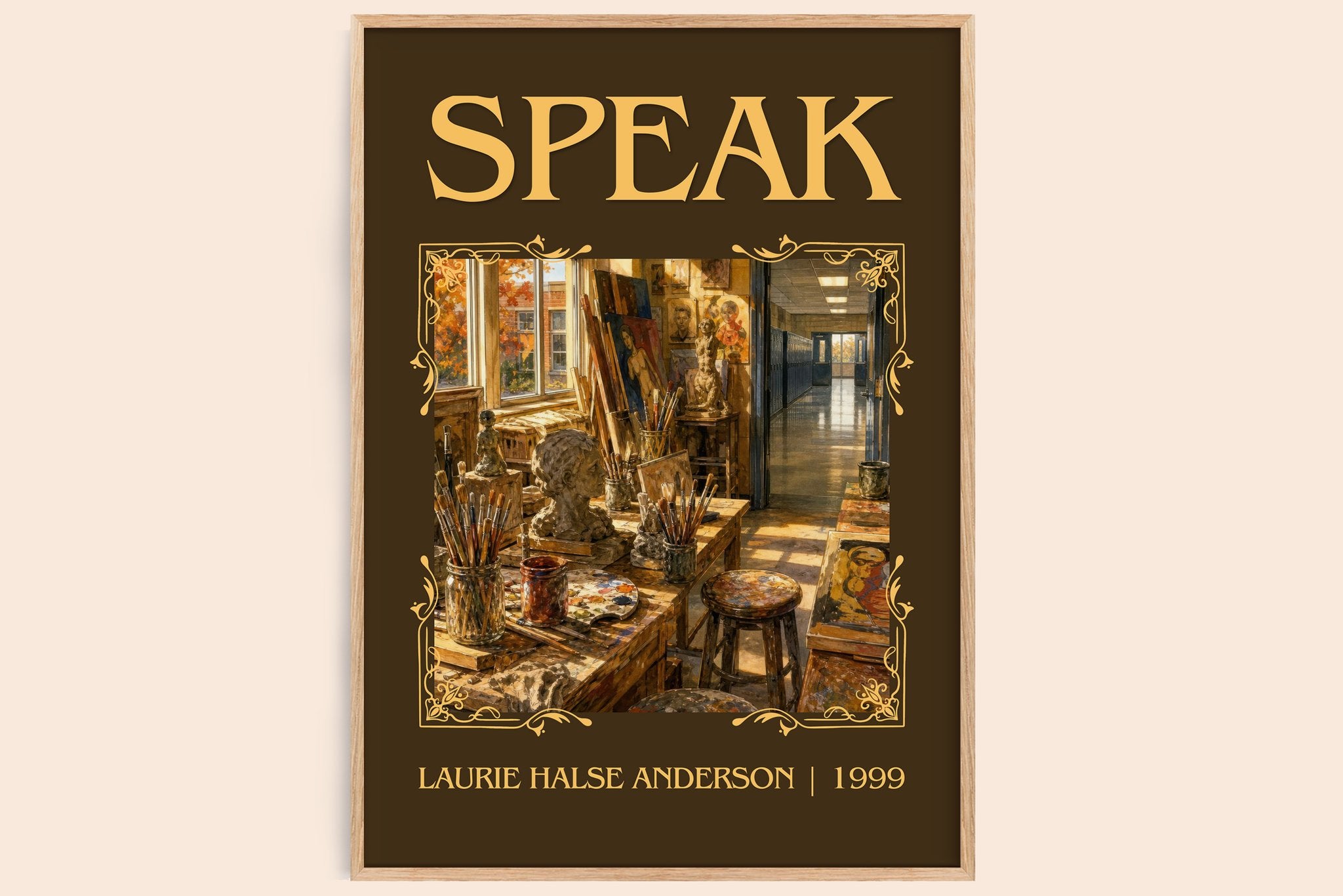 Speak Classic Book Art Print by Laurie Halse Anderson