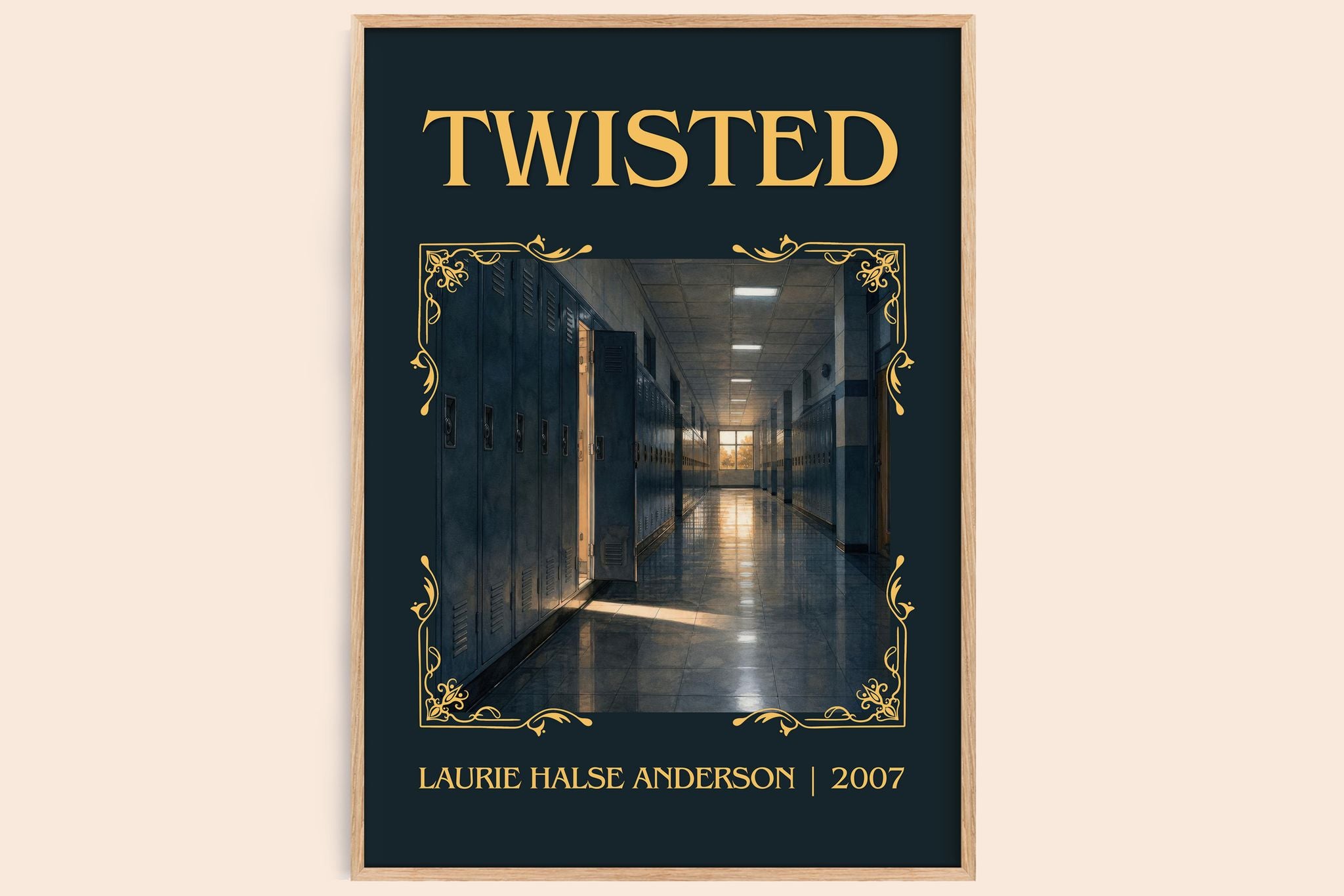 Twisted Classic Book Art Print by Laurie Halse Anderson