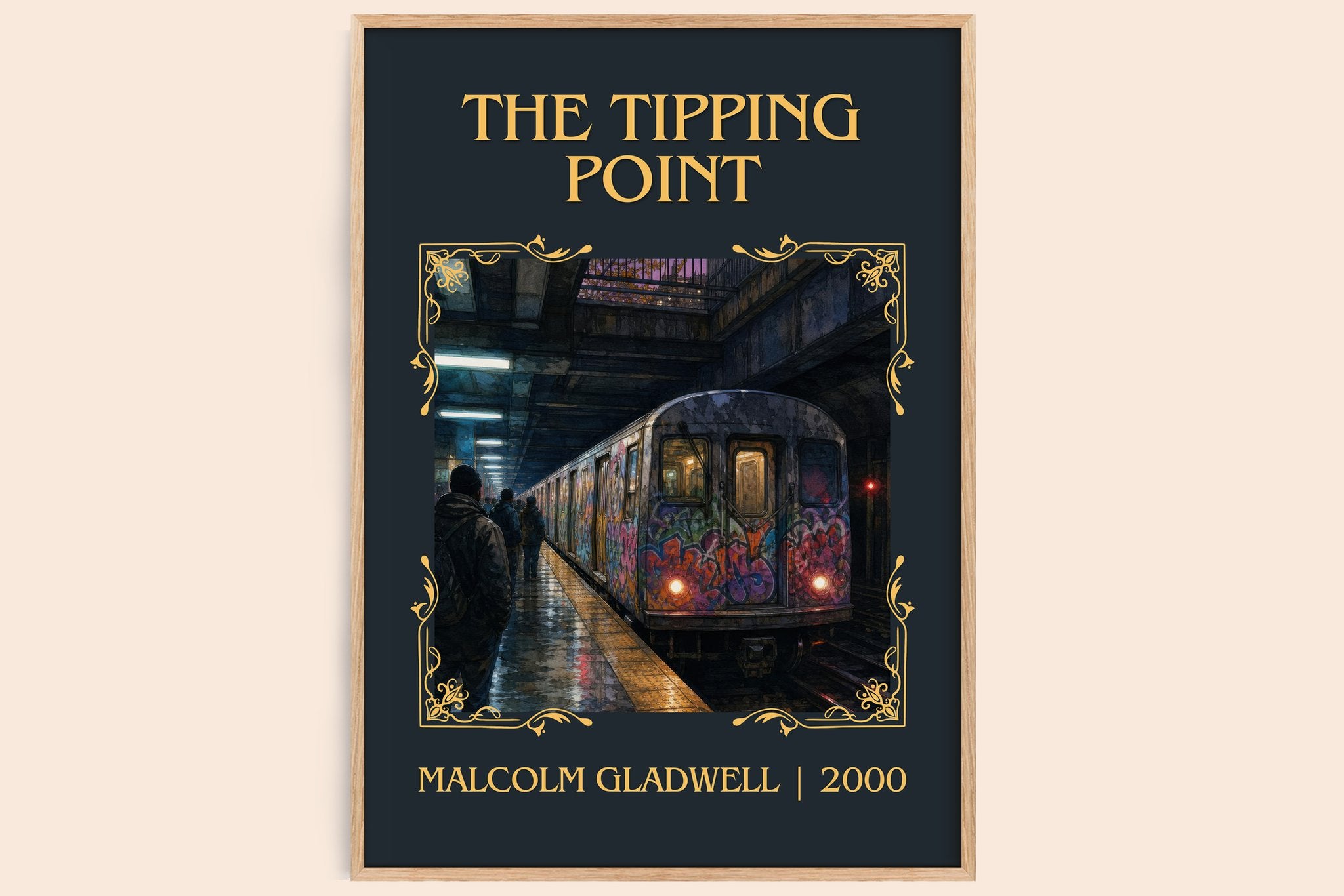 The Tipping Point Classic Book Art Print by Malcolm Gladwell