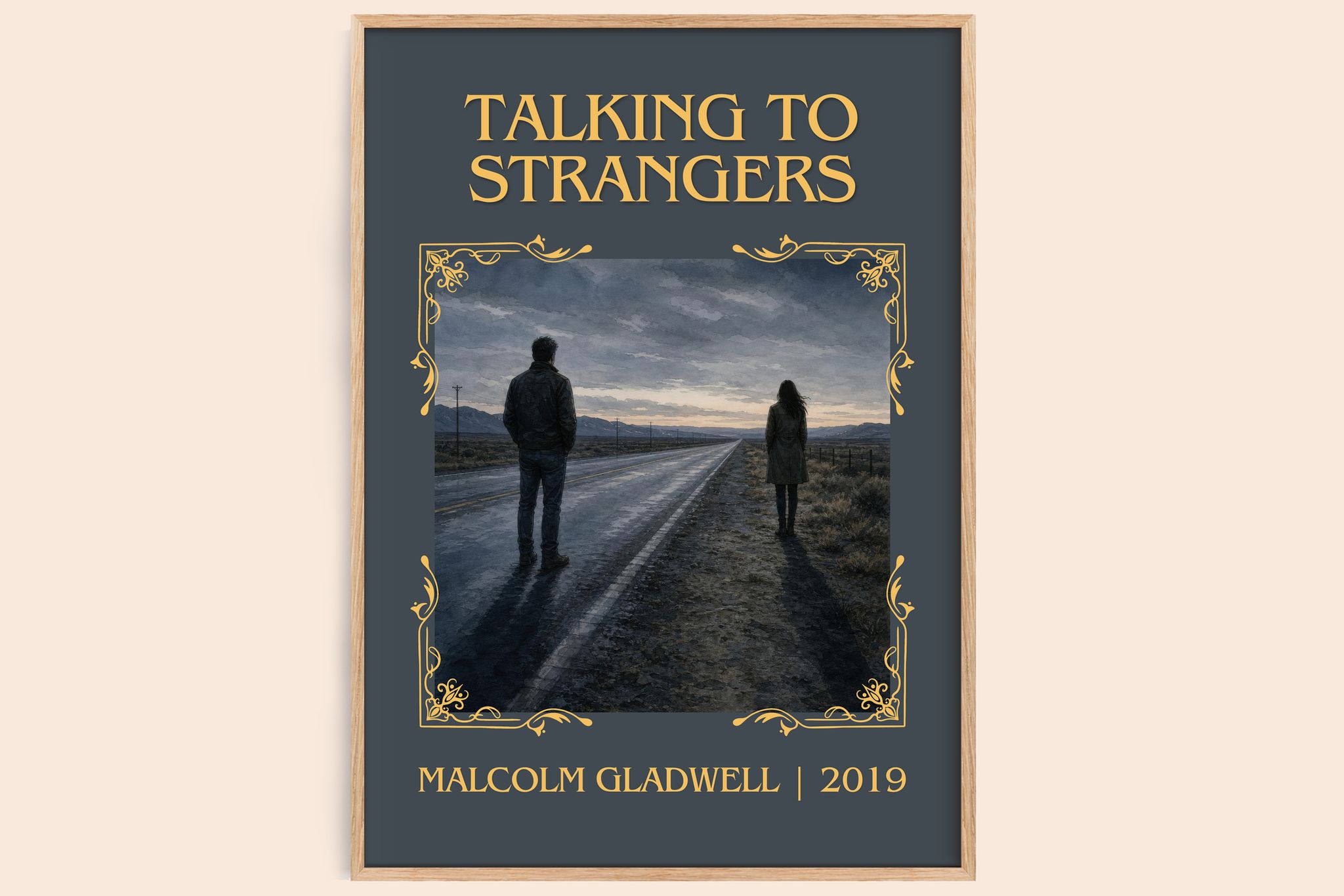 Talking to Strangers Classic Book Art Print by Malcolm Gladwell