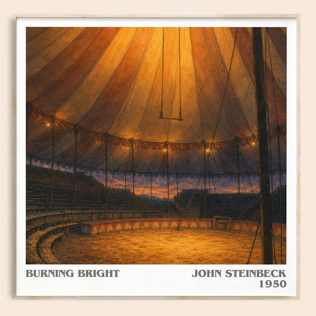 Burning Bright Literary Art Print by John Steinbeck