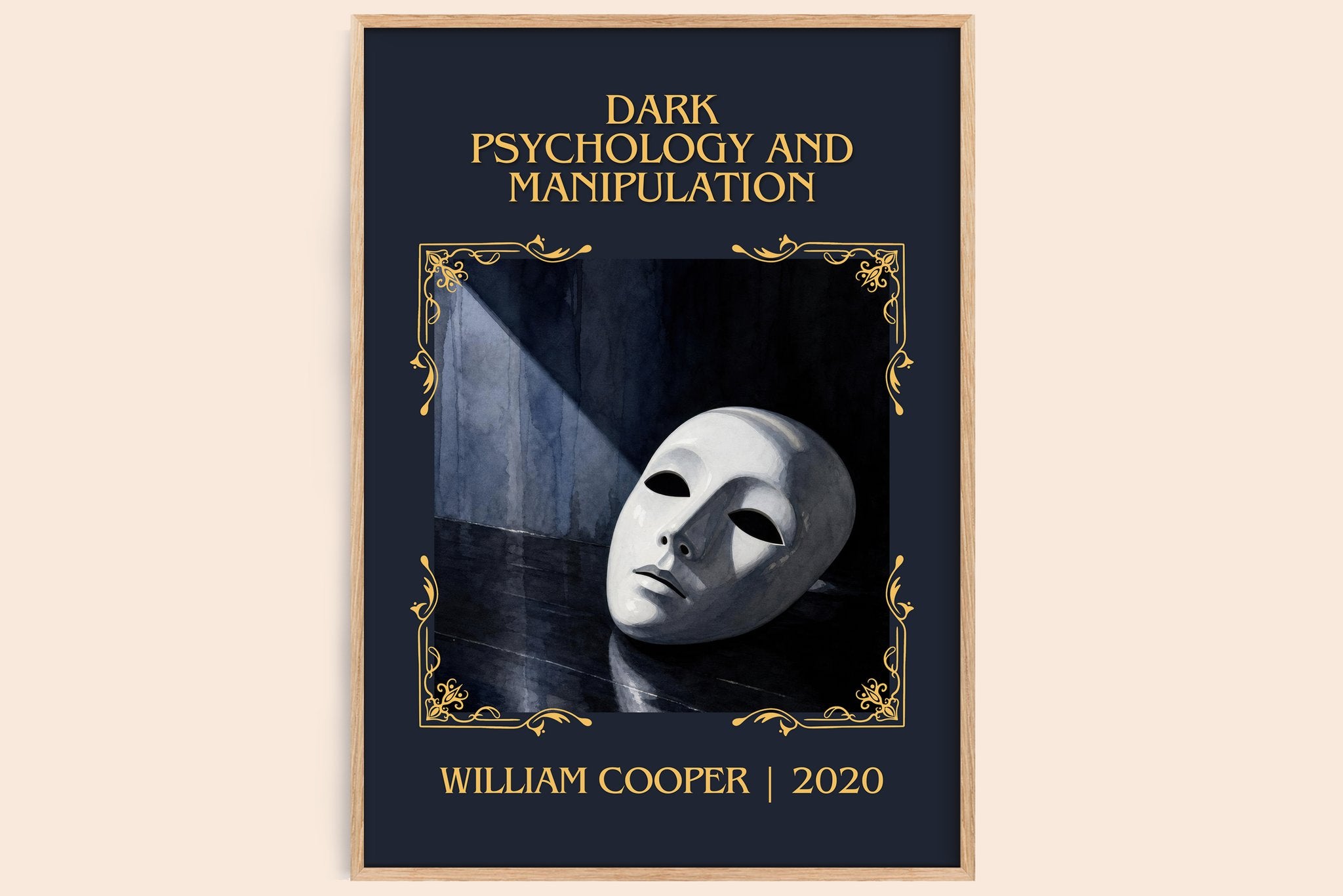 Dark Psychology and Manipulation Classic Book Art Print by W. Cooper