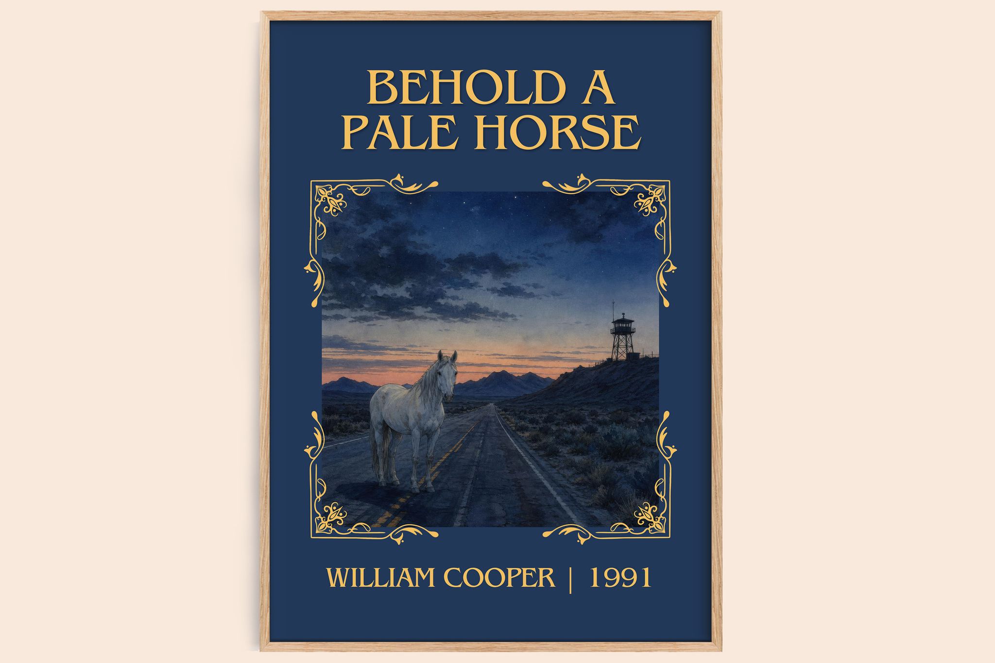 Behold a Pale Horse Classic Book Art Print by William Cooper