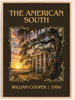 The American South Classic Book Art Print by William Cooper – book poster