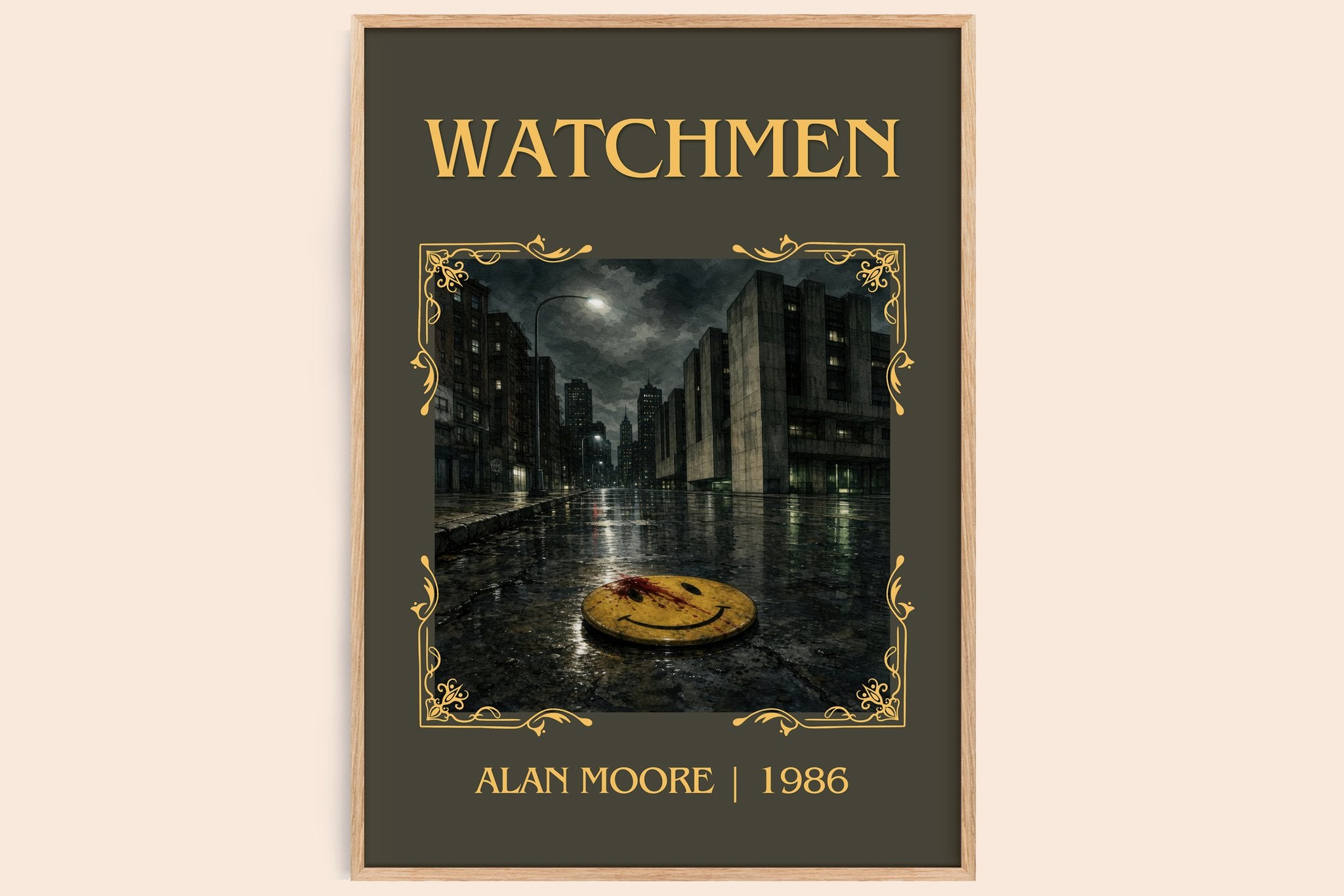 Watchmen Classic Book Art Print by Alan Moore