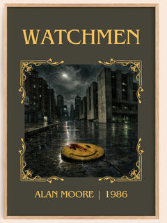Watchmen Classic Book Art Print by Alan Moore – book poster