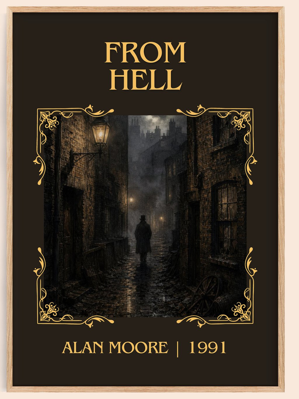 From hell Classic Book Art Print by Alan Moore – book poster