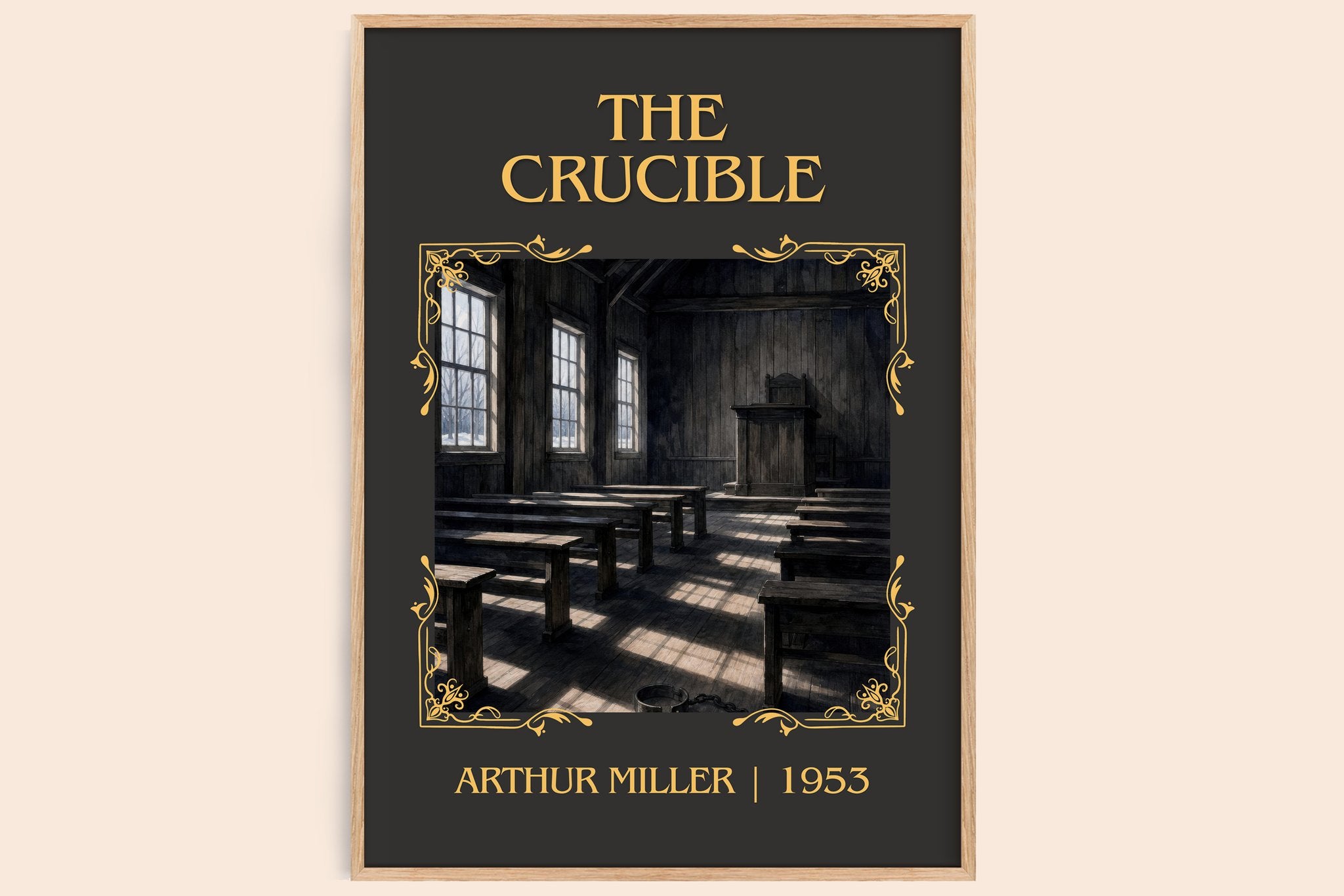 The Crucible Classic Book Art Print by Arthur Miller