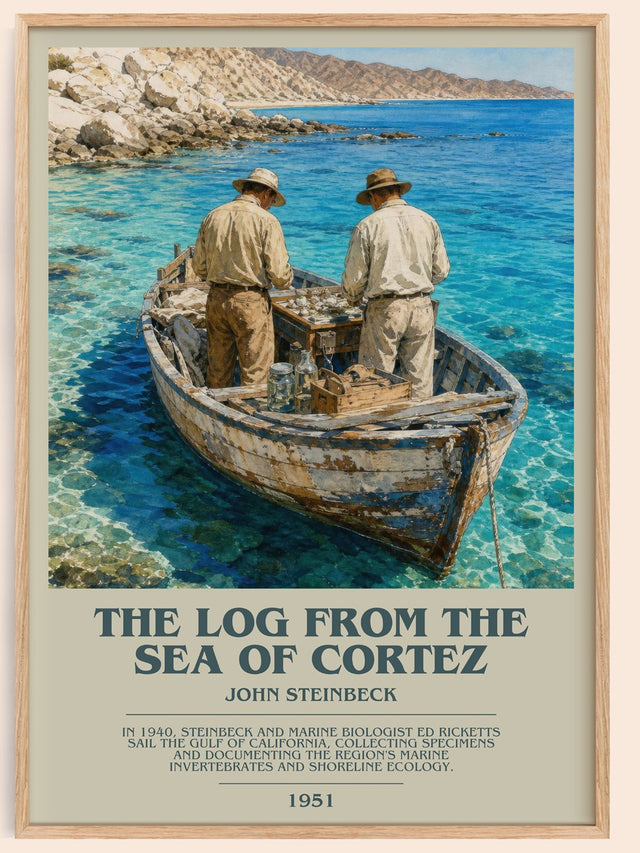 The Log From The Sea Of Cortez Bookish Wall Art by John Steinbeck