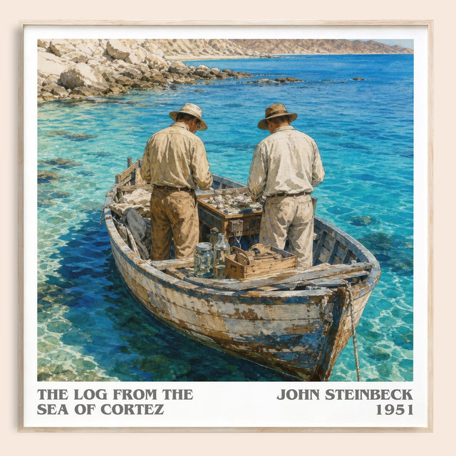 The Log From The Sea Of Cortez Literary Art Print by John Steinbeck