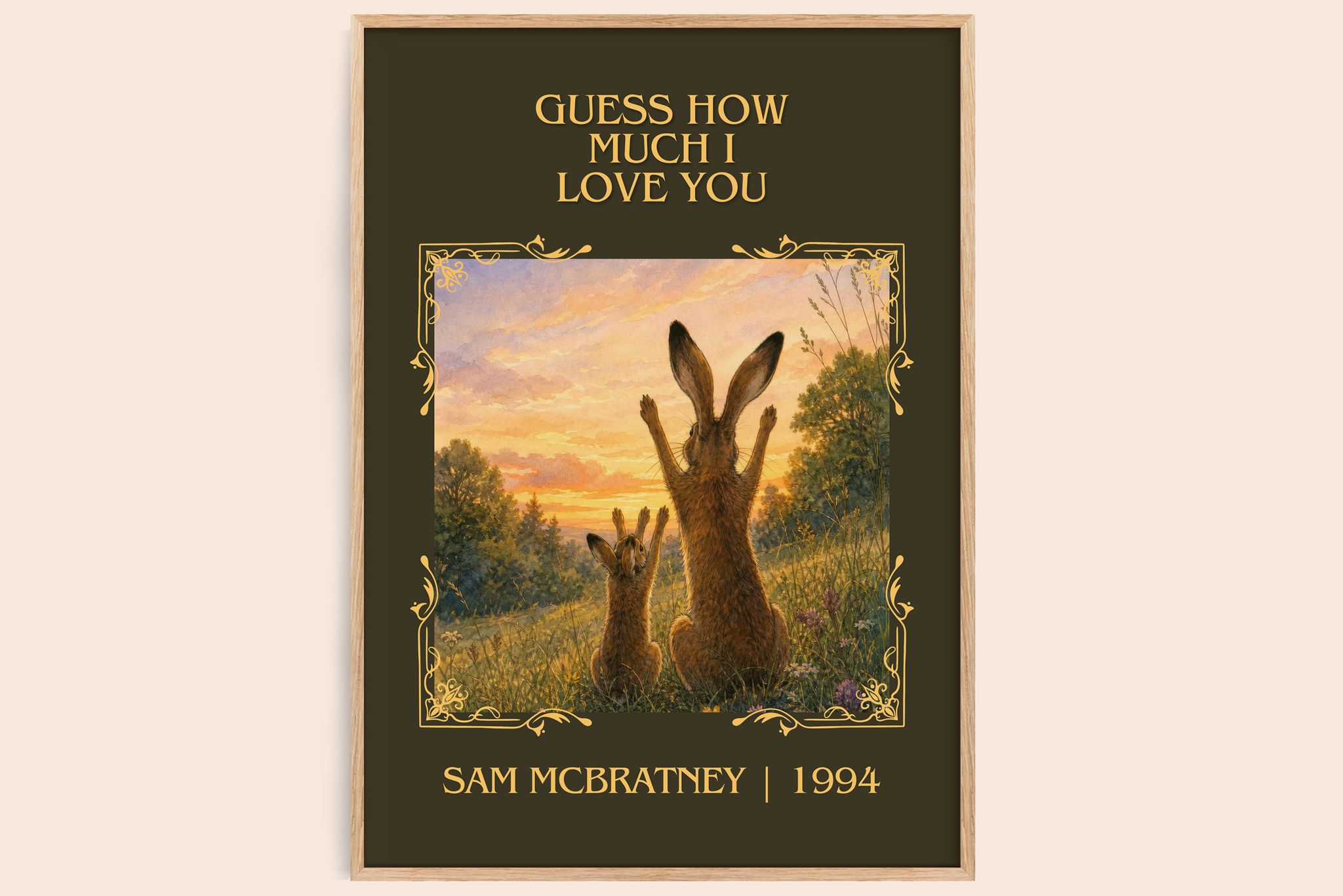 Guess How Much I Love You Classic Book Art Print by Sam McBratney
