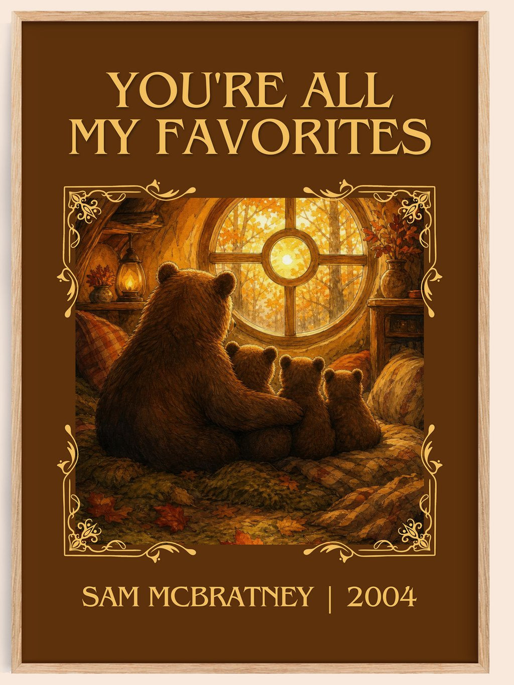 You're all my favorites Classic Book Art Print by Sam McBratney – book poster
