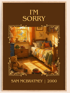 I'm Sorry Classic Book Art Print by Sam McBratney – image 1