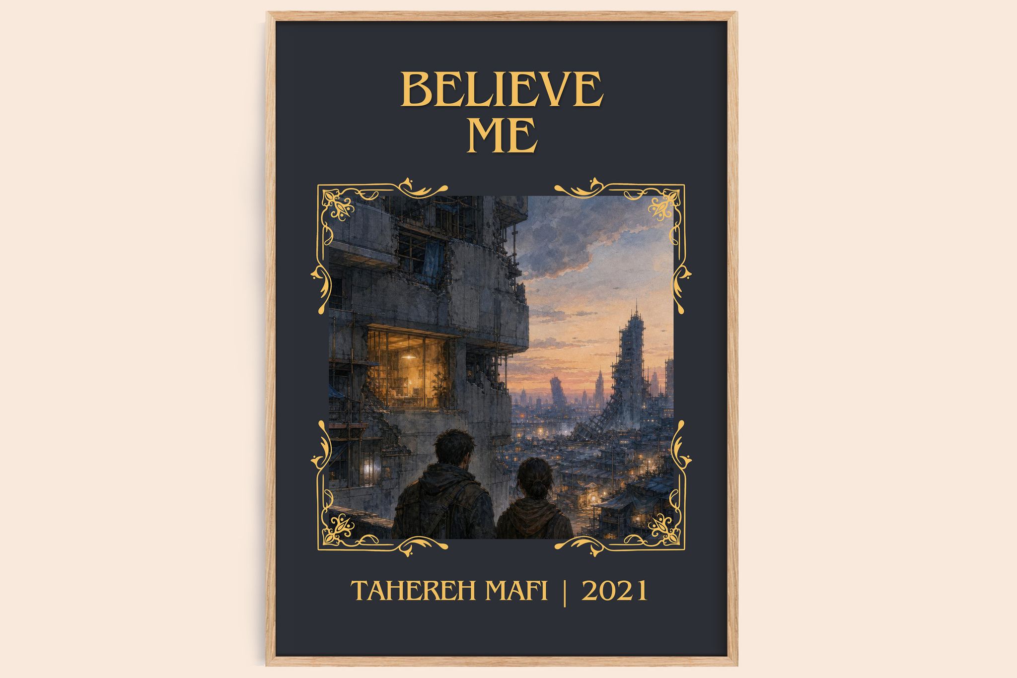 Believe Me Classic Book Art Print by Tahereh Mafi