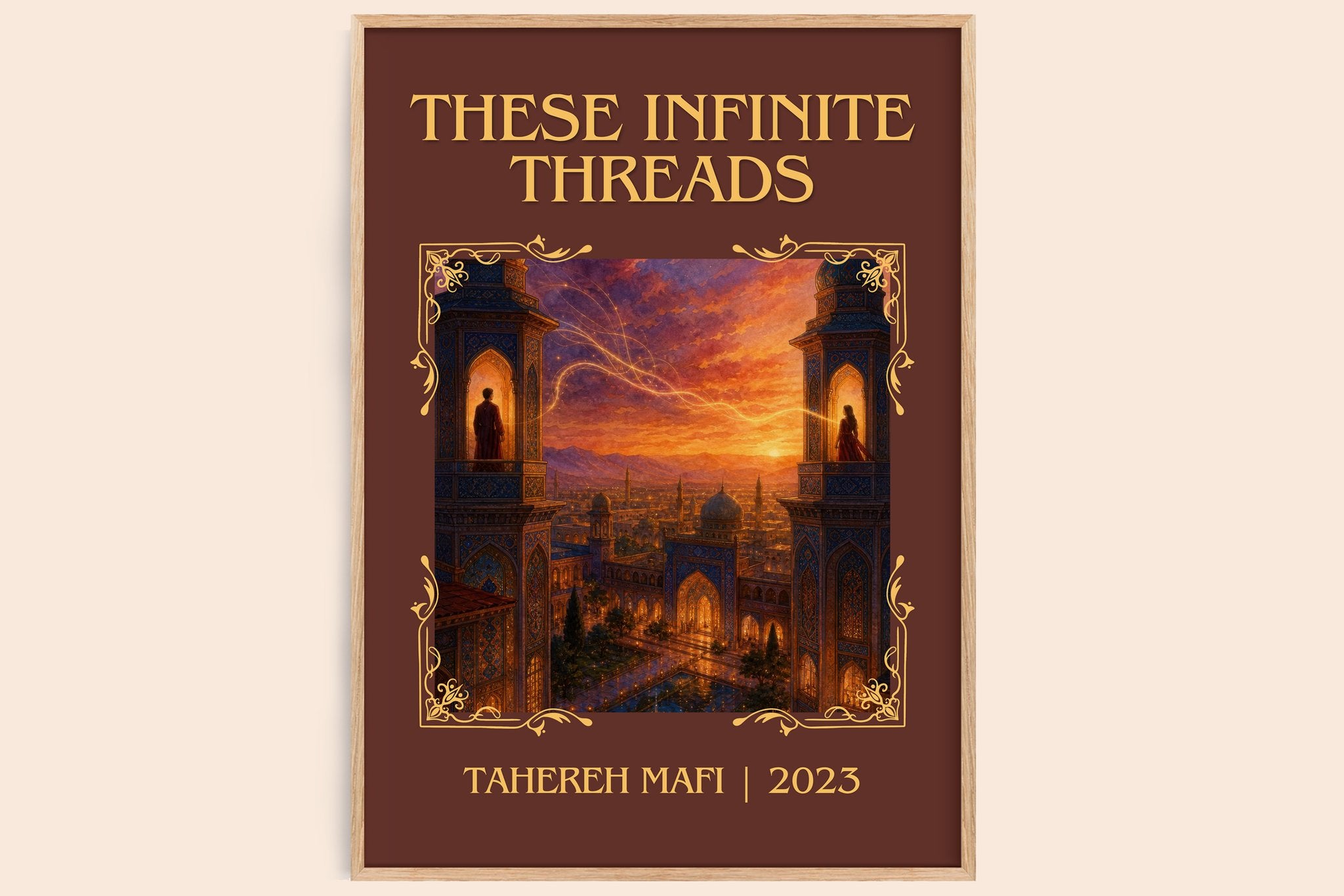 These Infinite Threads Classic Book Art Print by Tahereh Mafi