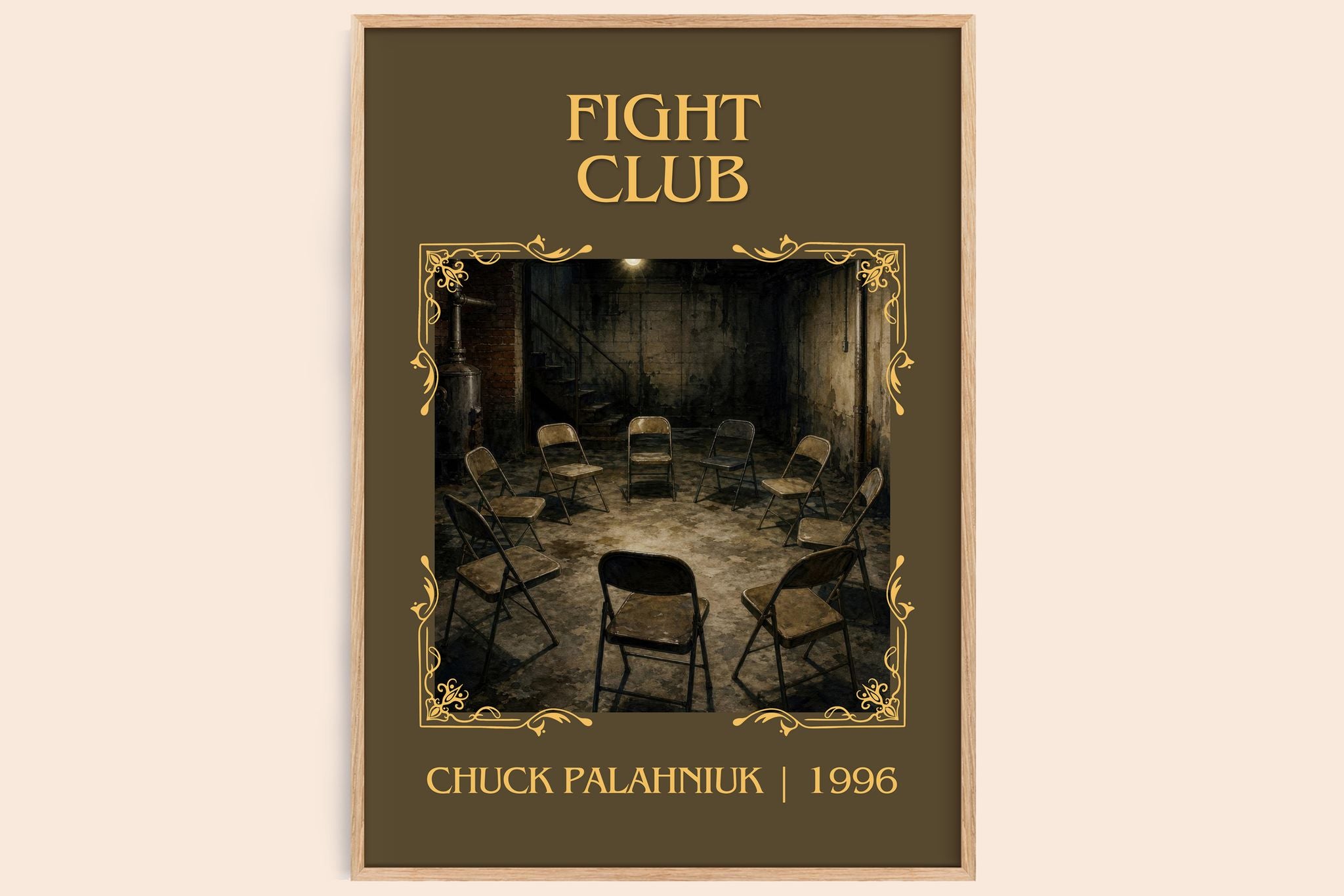 Fight Club Classic Book Art Print by Chuck Palahniuk