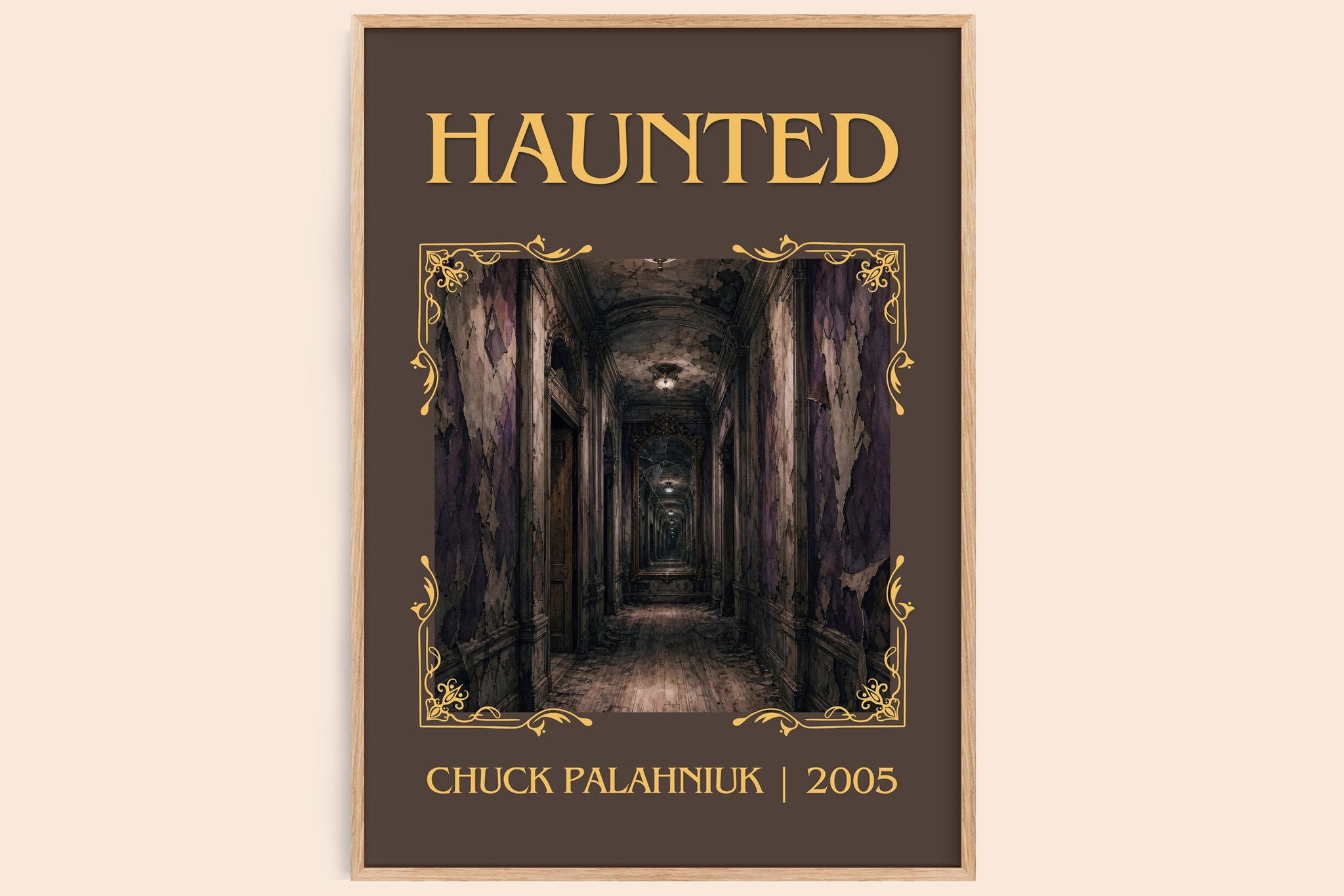 Haunted Classic Book Art Print by Chuck Palahniuk