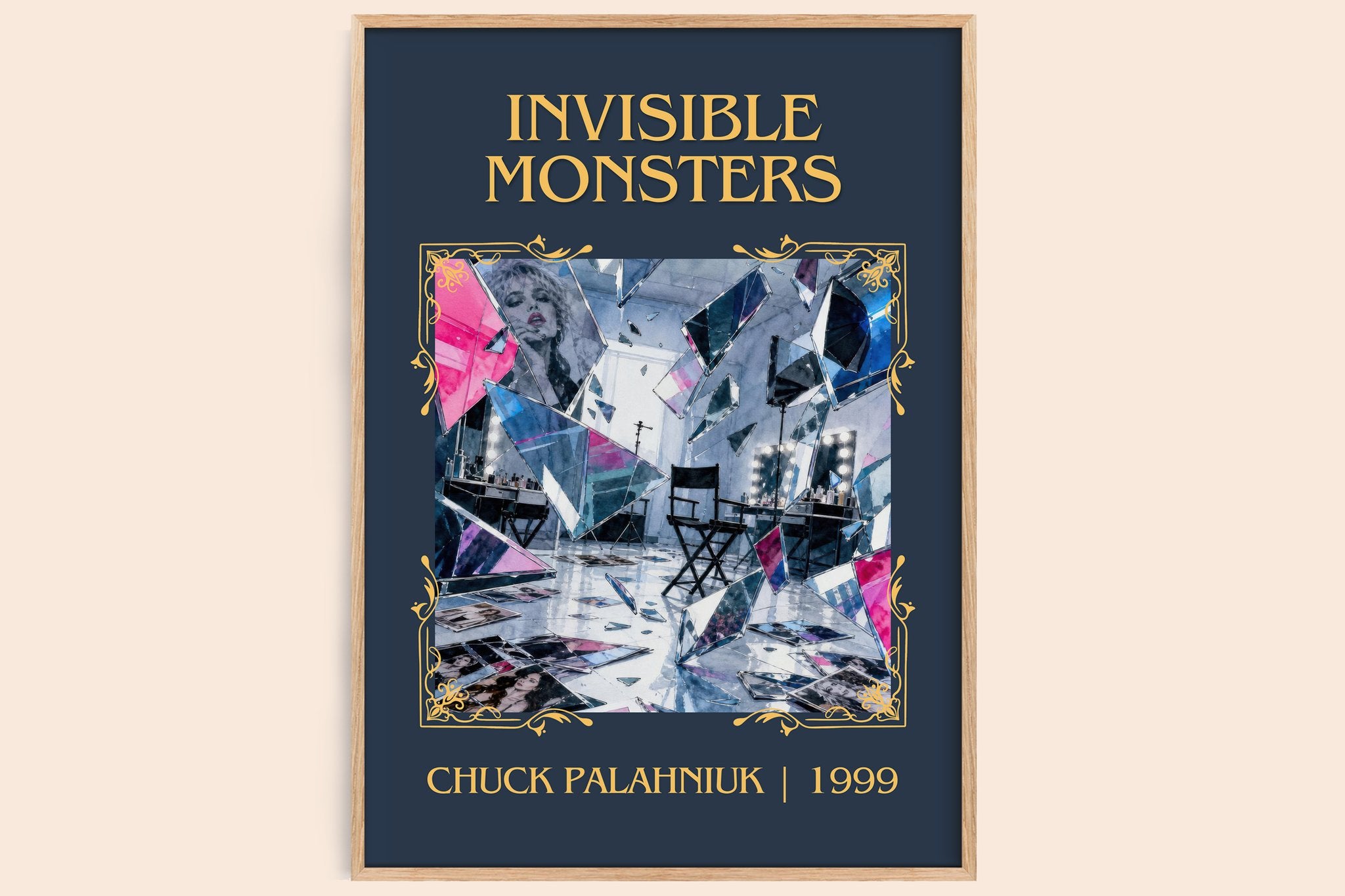 Invisible Monsters Classic Book Art Print by Chuck Palahniuk