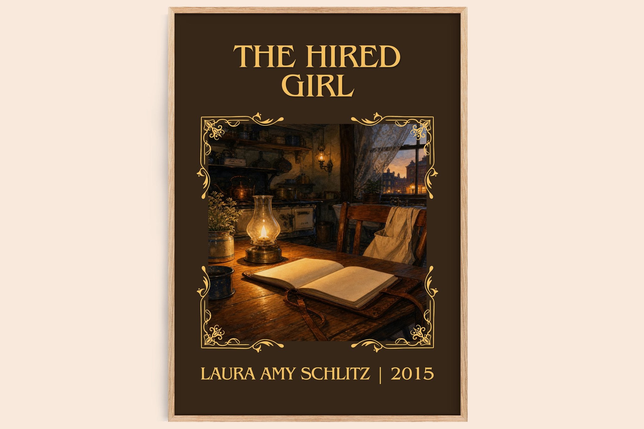 The Hired Girl Classic Book Art Print by Laura Amy Schlitz
