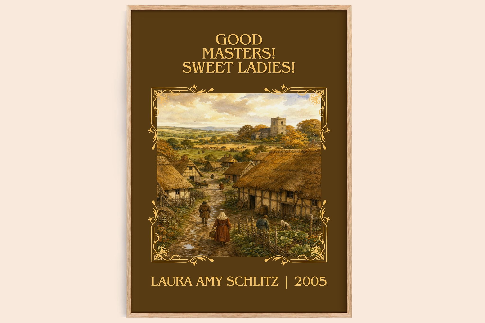Good Masters! Sweet Ladies! Classic Book Art Print by L. Schlitz