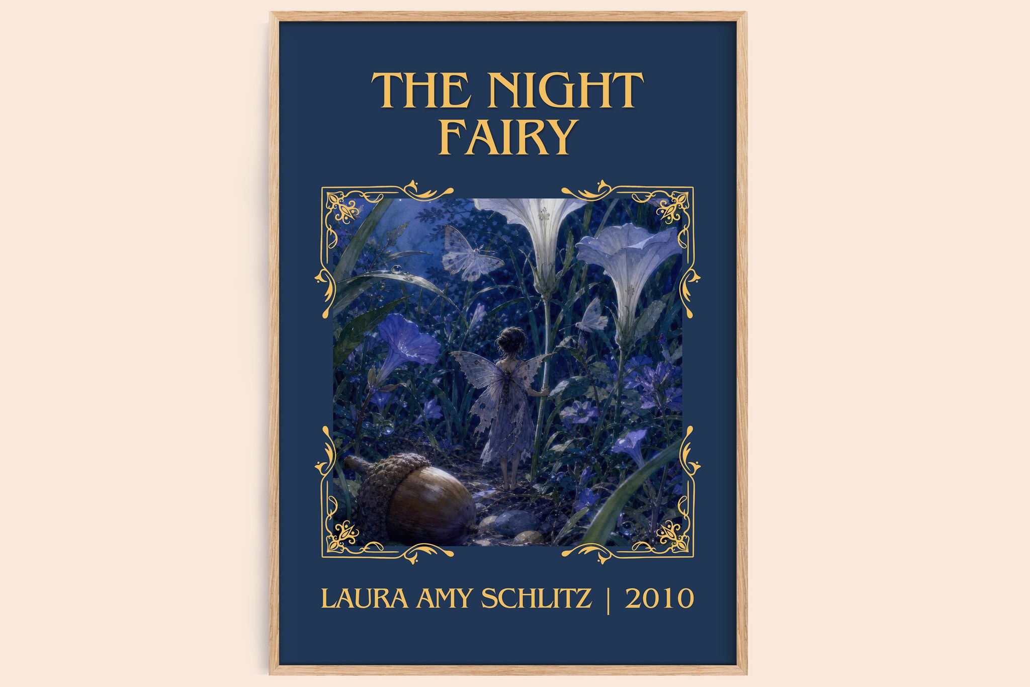 The Night Fairy Classic Book Art Print by Laura Amy Schlitz