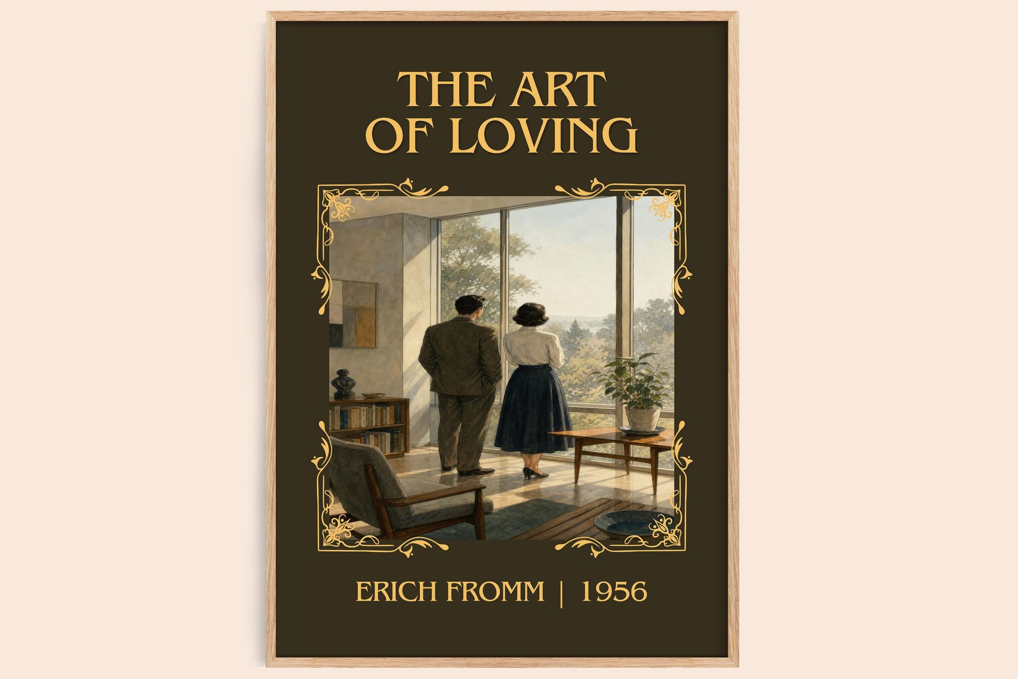 The Art of Loving Classic Book Art Print by Erich Fromm