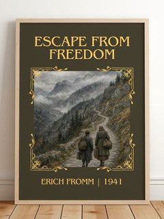 Escape from Freedom Classic Book Art Print by Erich Fromm – image 2
