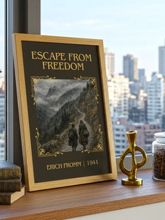 Escape from Freedom Classic Book Art Print by Erich Fromm – image 3
