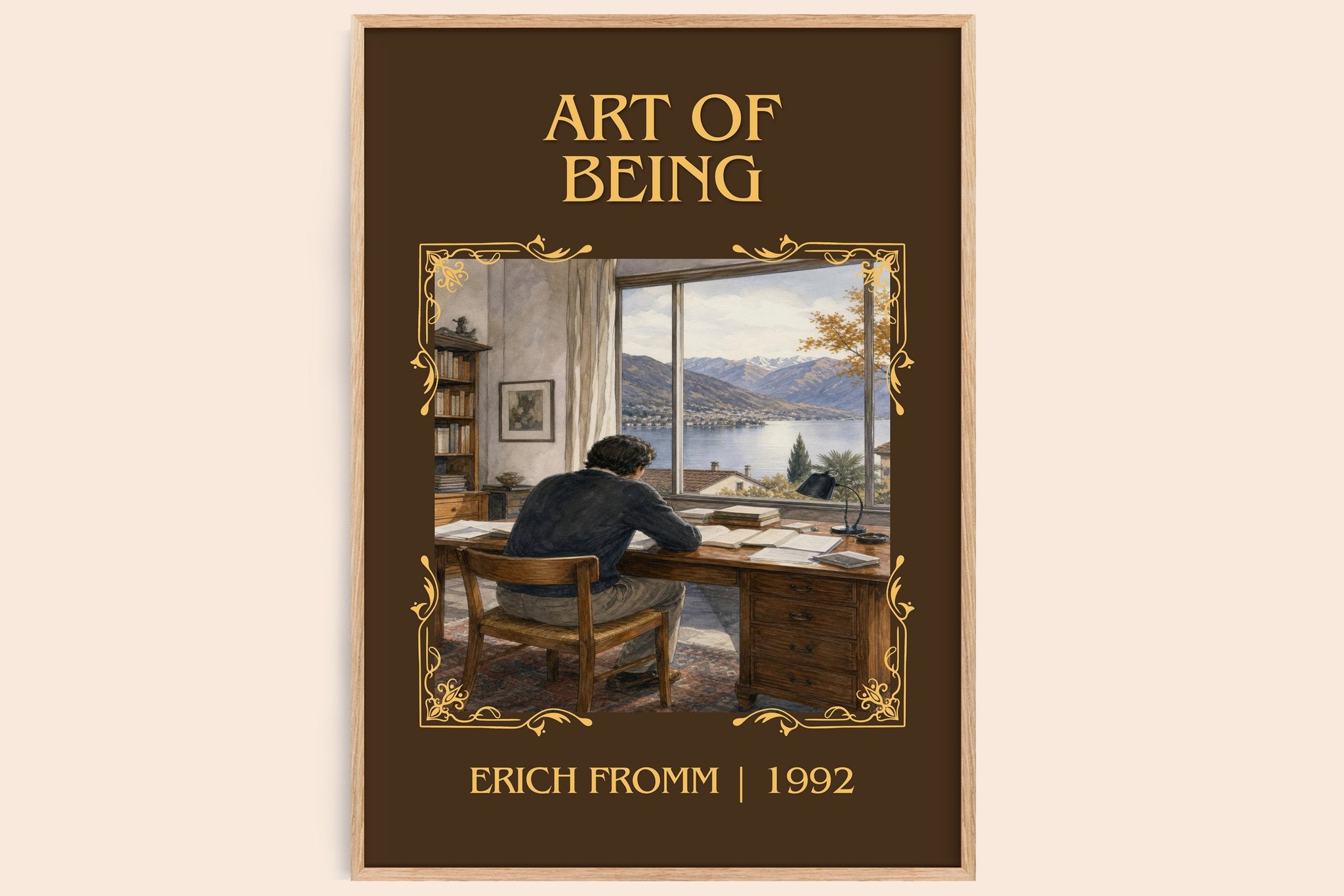 Art of Being Classic Book Art Print by Erich Fromm