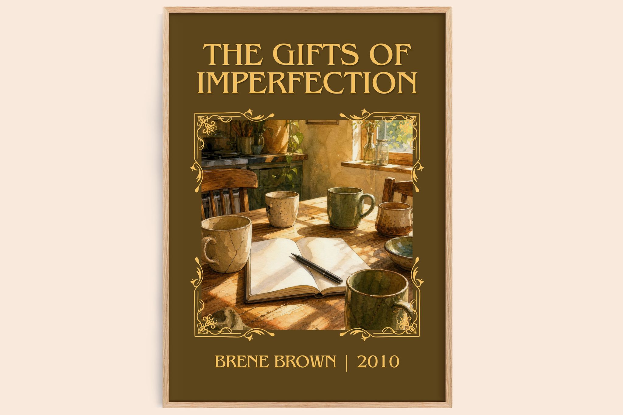 The Gifts of Imperfection Classic Book Art Print by Brené Brown