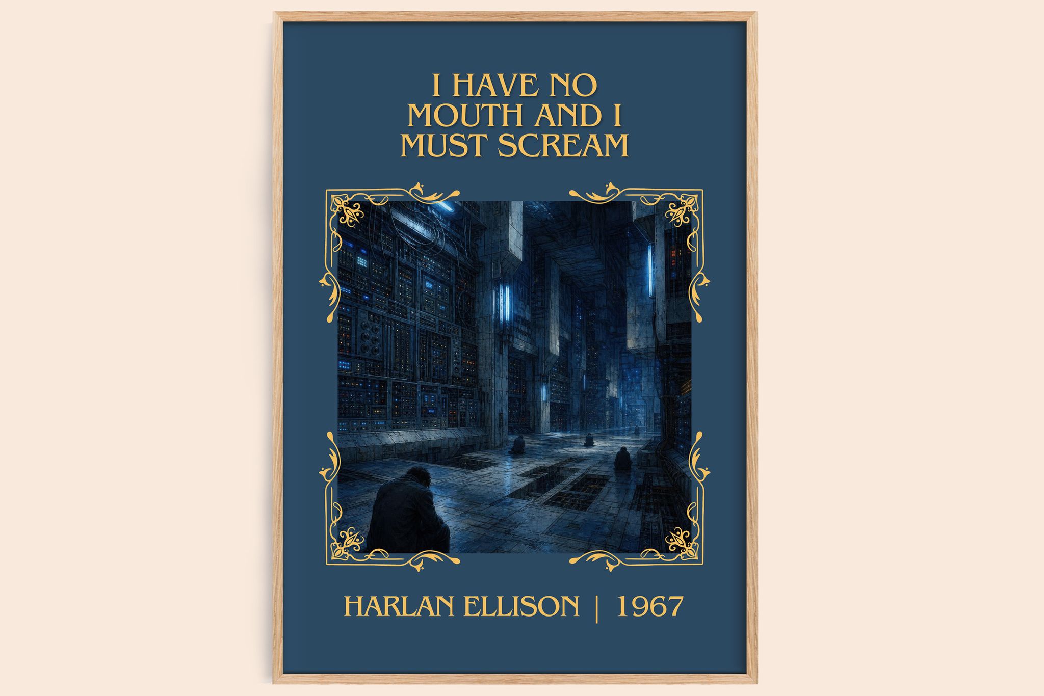 I Have No Mouth and I Must Scream Classic Book Art Print by H. Ellison