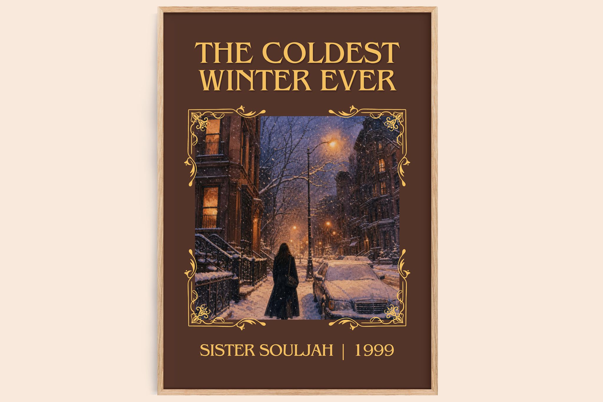 The coldest winter ever Classic Book Art Print by Sister Souljah