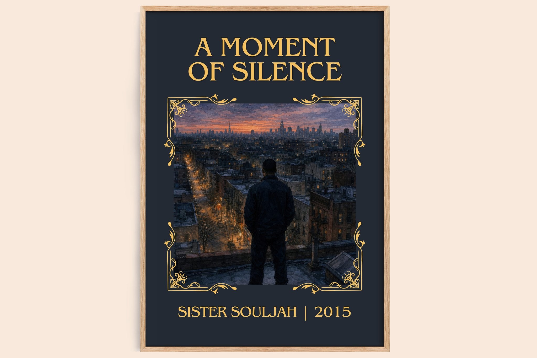 A moment of silence Classic Book Art Print by Sister Souljah