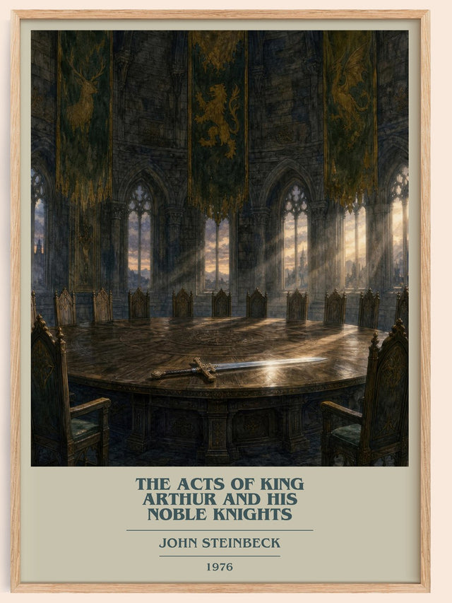 Acts Of King Arthur And His Noble Knights Book Cover Poster – J.