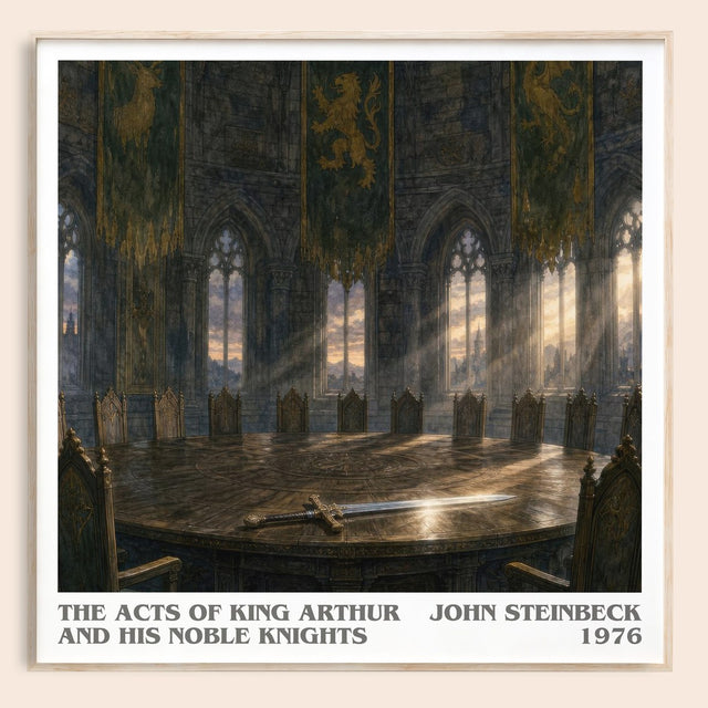 Acts Of King Arthur And His Noble Knights Literary Art Print – J.