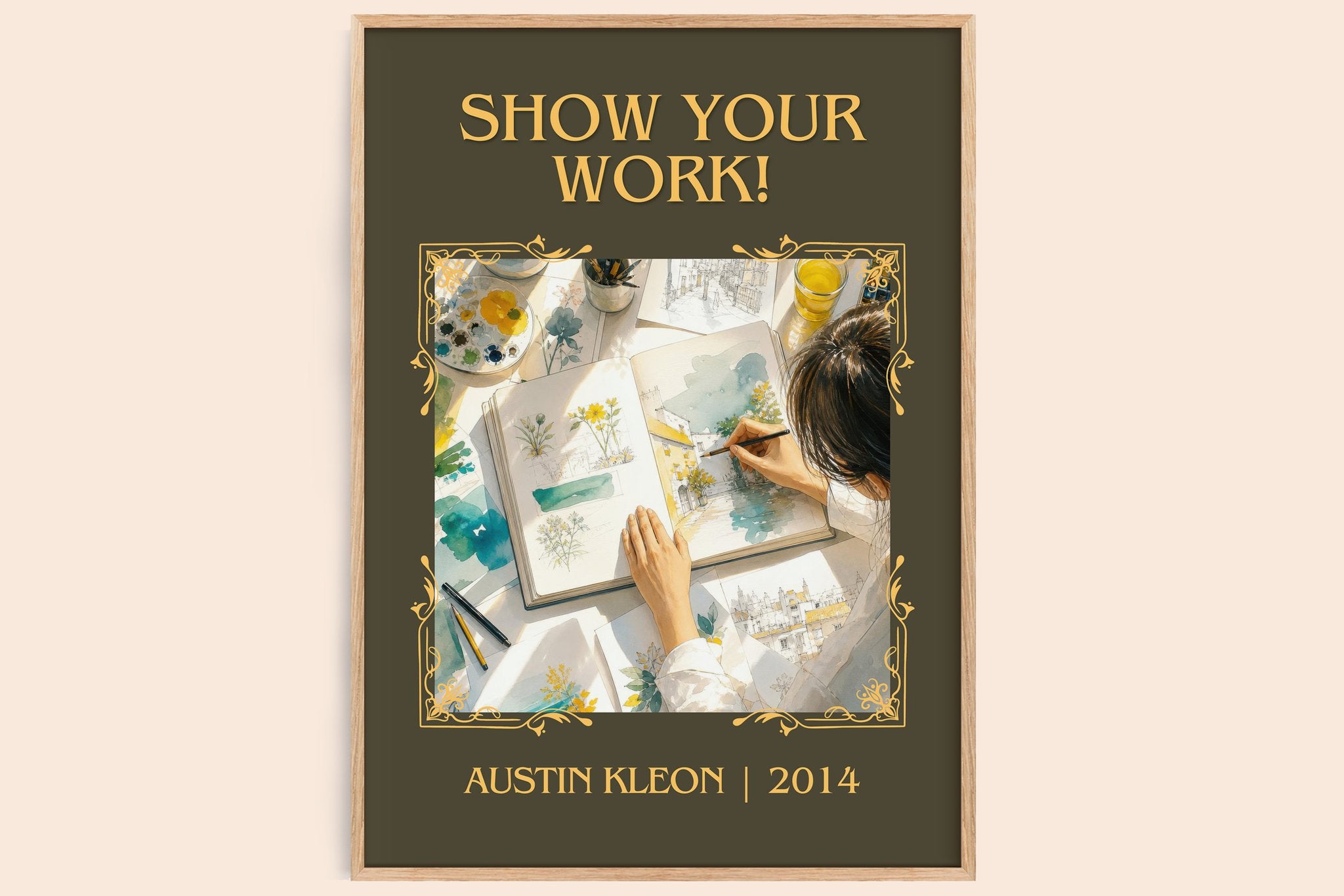 Show Your Work! Classic Book Art Print by Austin Kleon