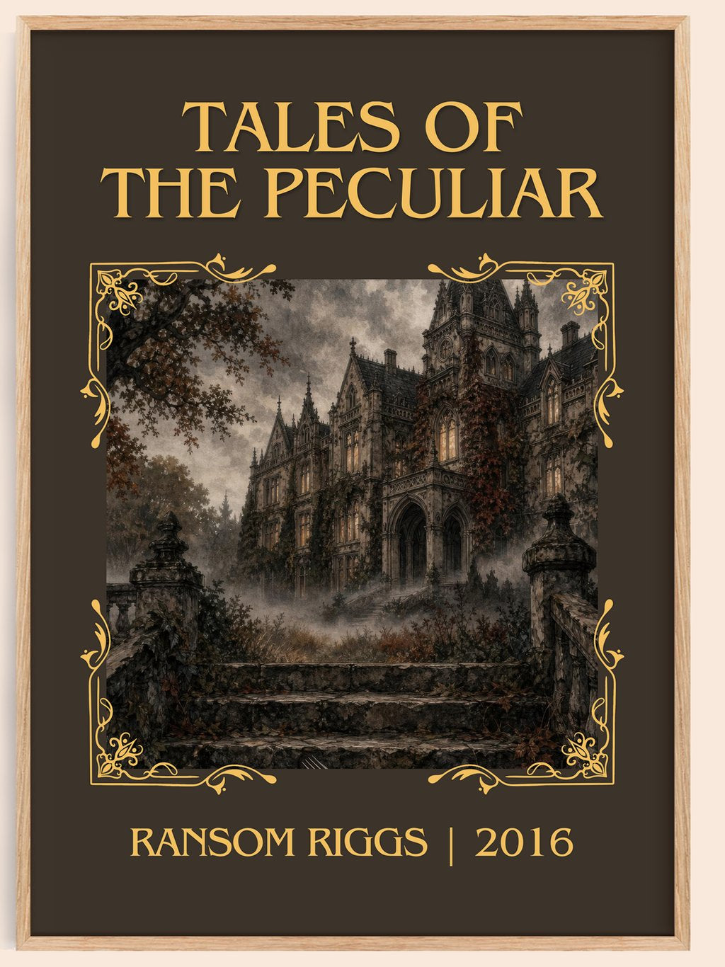 Tales of the Peculiar Classic Book Art Print by Ransom Riggs – book poster